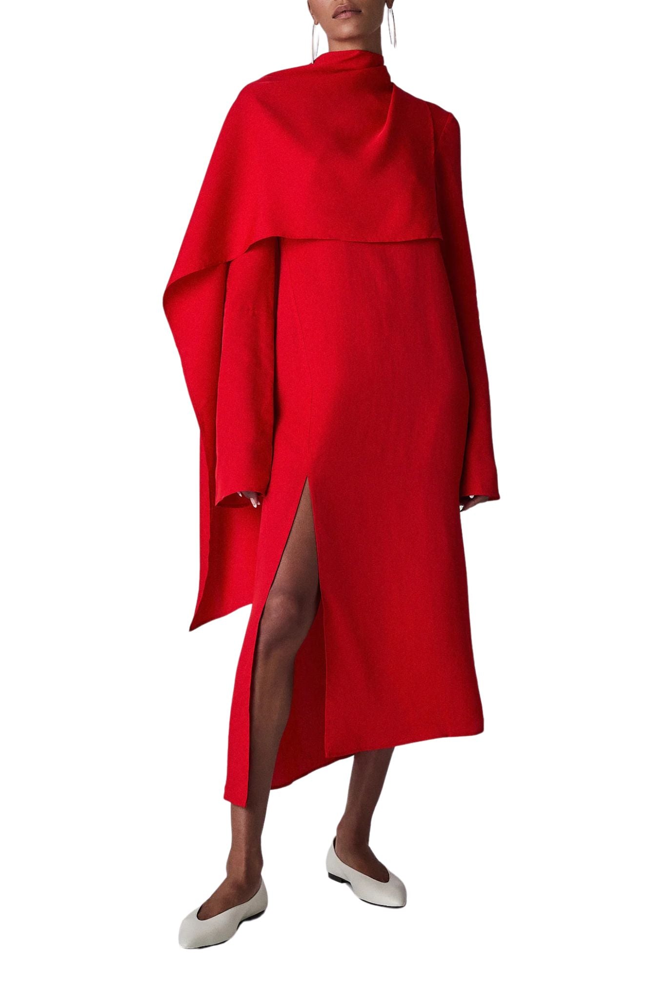 CO Scarf Dress - Vermillion