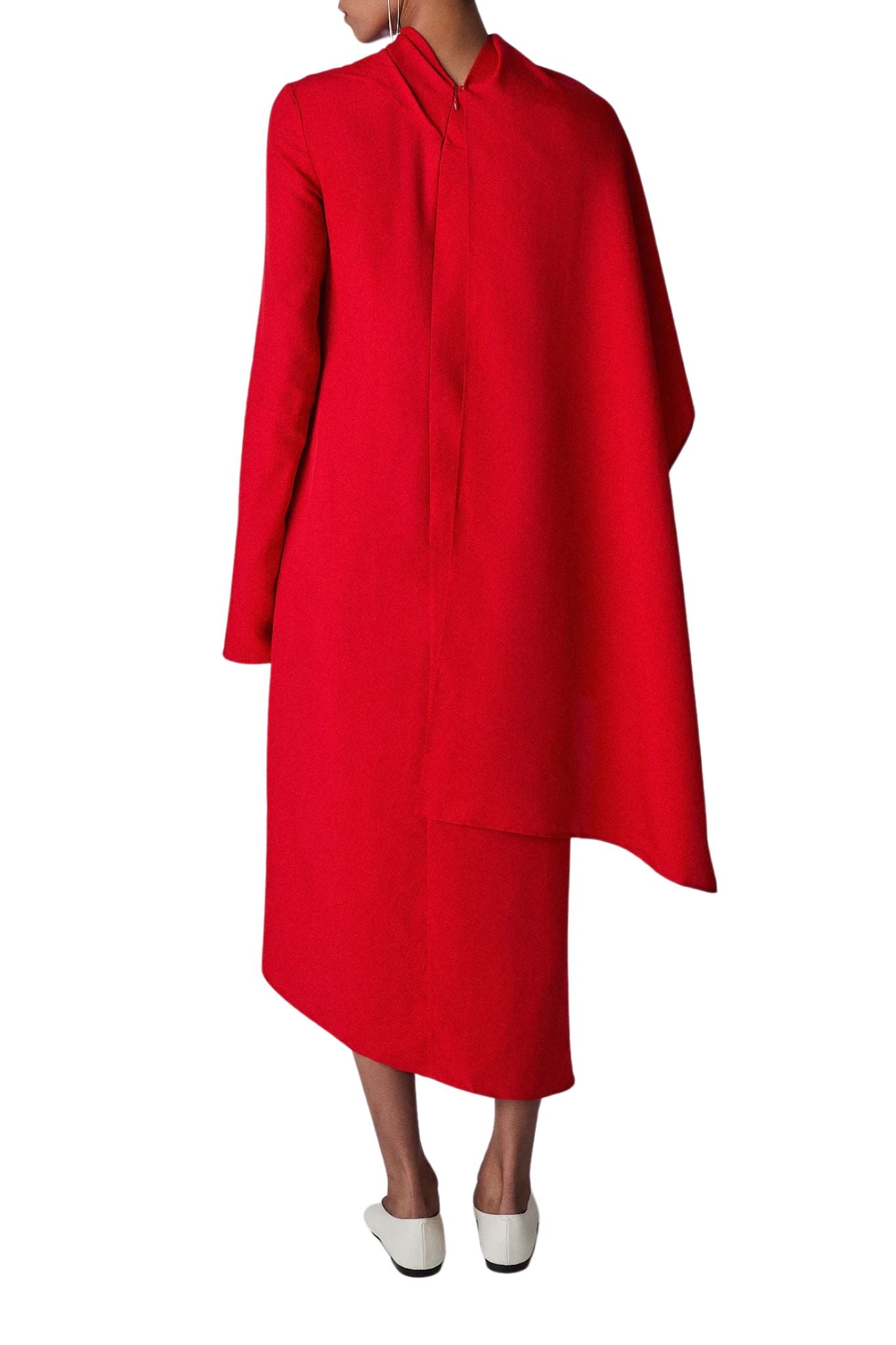 CO Scarf Dress - Vermillion