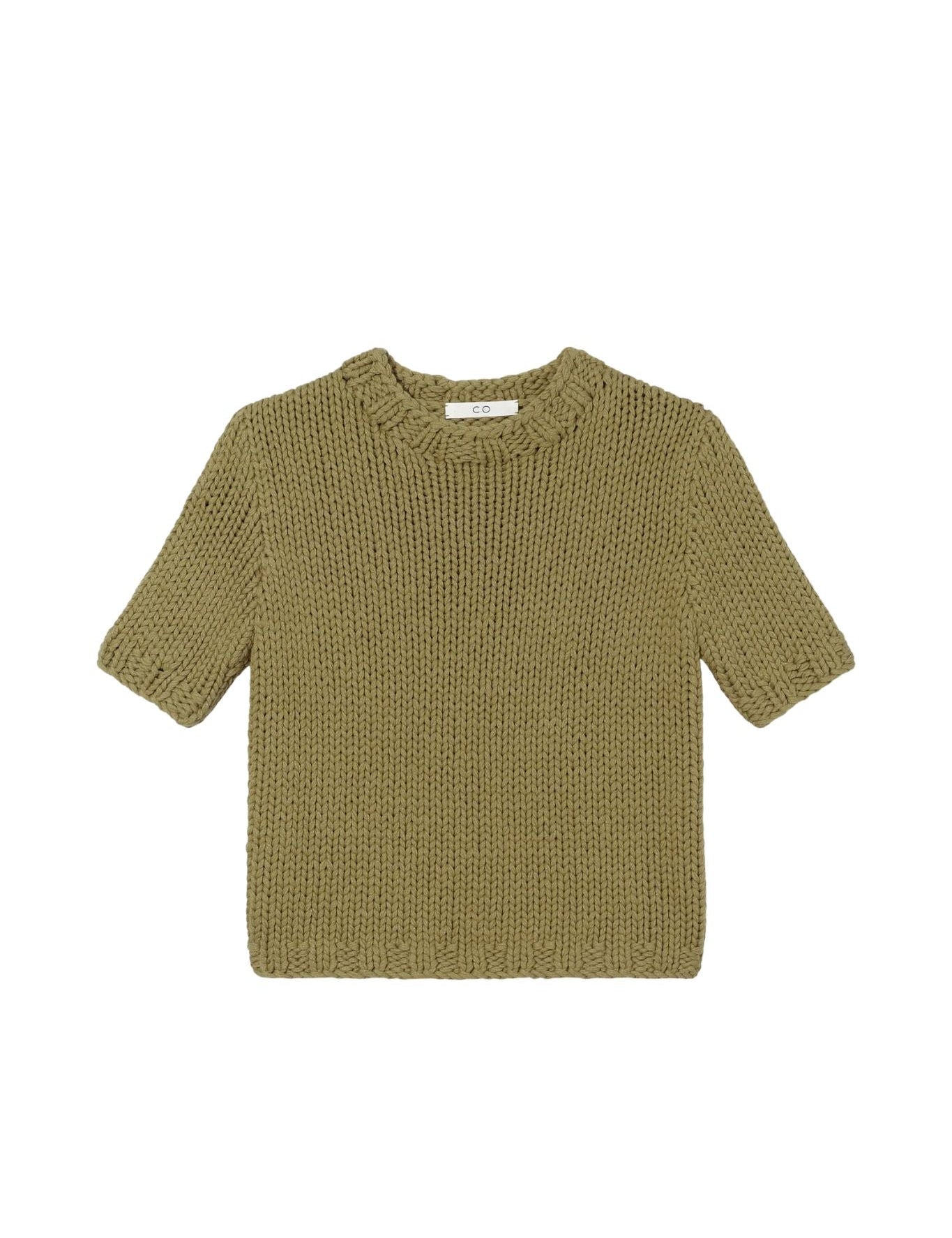 Co Shrunken Knit Tee - Vermillion