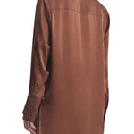 CO Silk Shirt - Vermillion