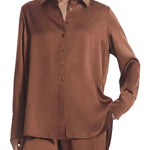 CO Silk Shirt - Vermillion