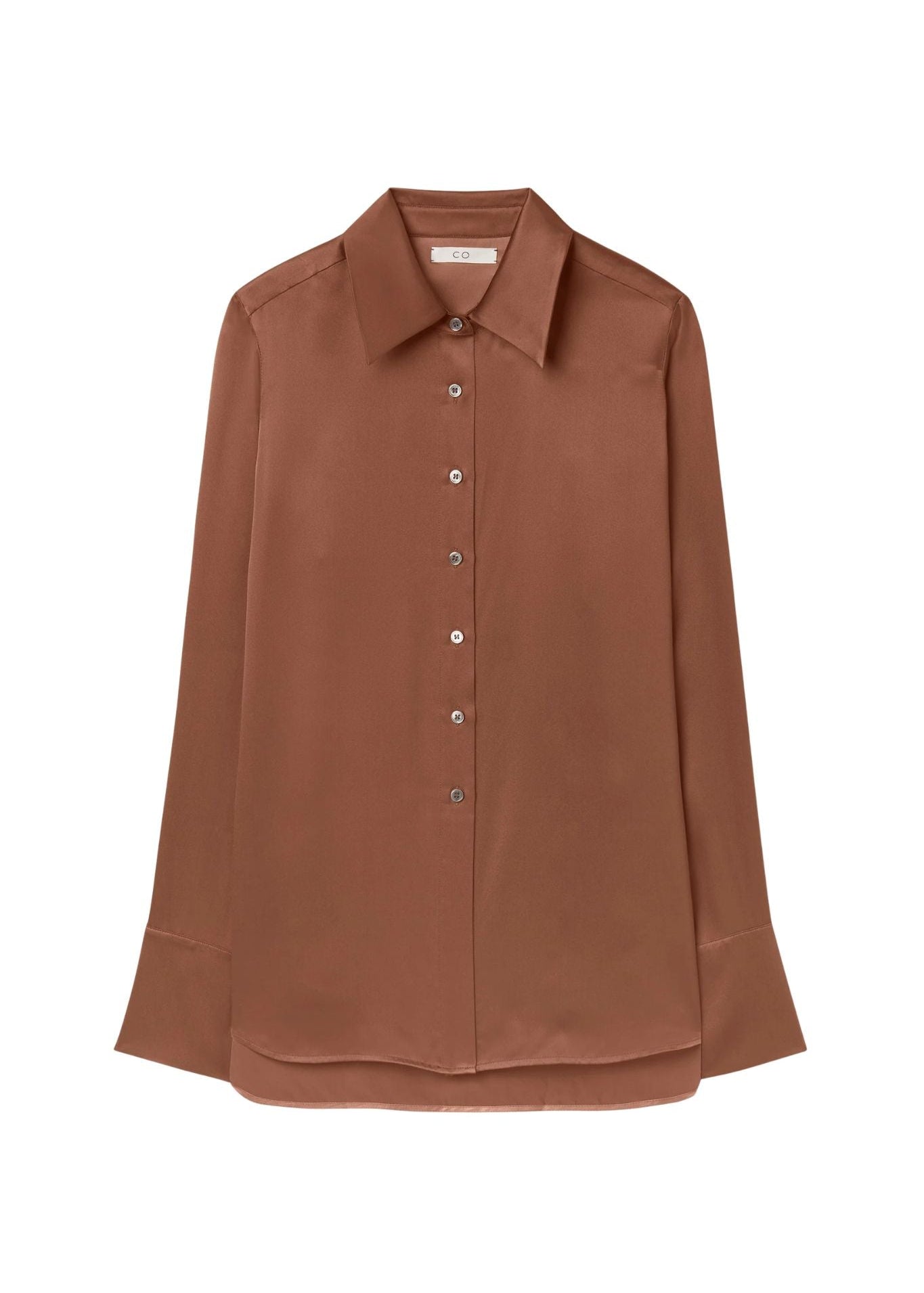 CO Silk Shirt - Vermillion