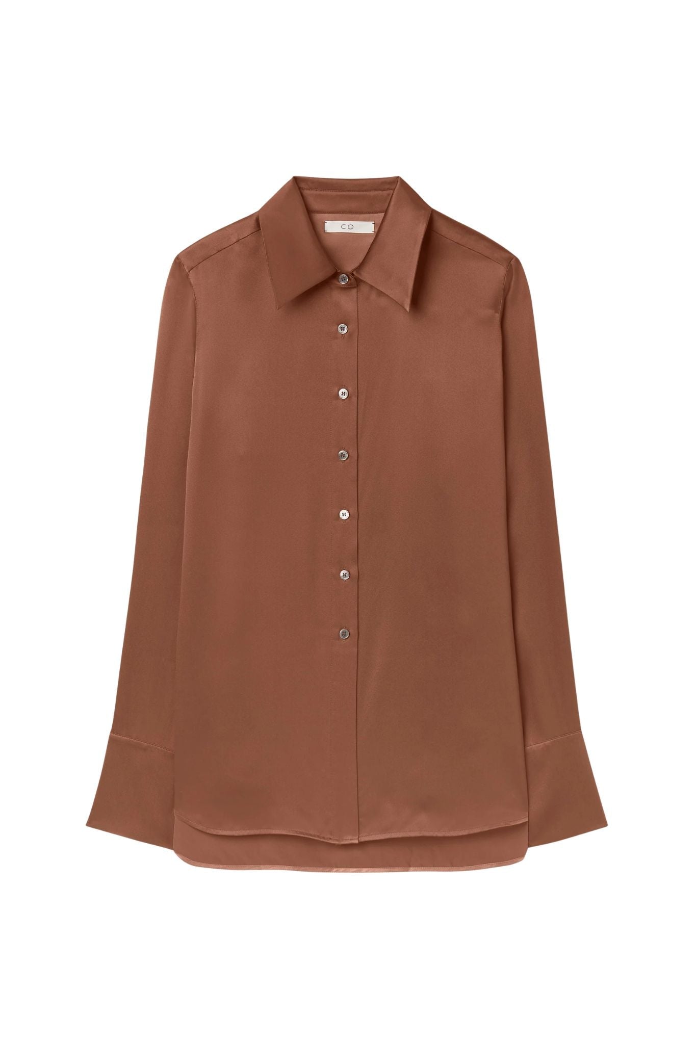 CO Silk Shirt - Vermillion