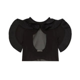 CO Soft Plisse Top - Vermillion