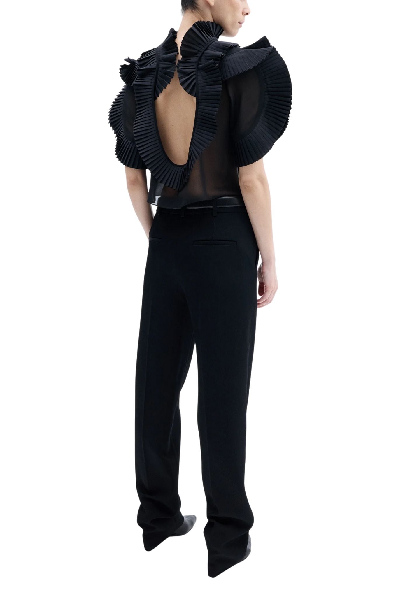 CO Soft Plisse Top - Vermillion