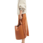 CO Tailored Pencil Skirt - Vermillion