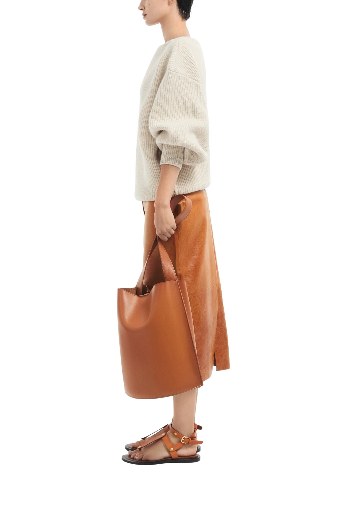 CO Tailored Pencil Skirt - Vermillion