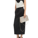 CO Tailored Pencil Skirt - Vermillion