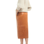 CO Tailored Pencil Skirt - Vermillion