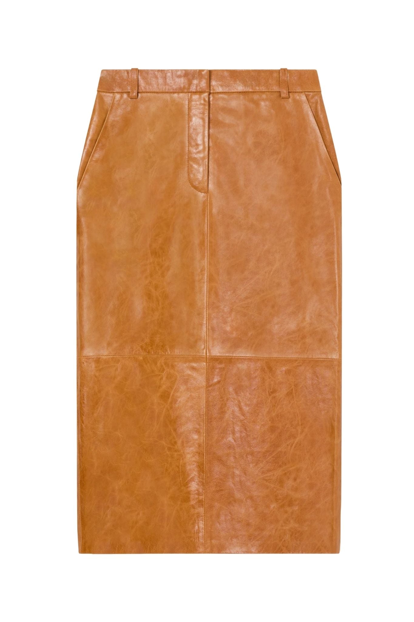 CO Tailored Pencil Skirt - Vermillion