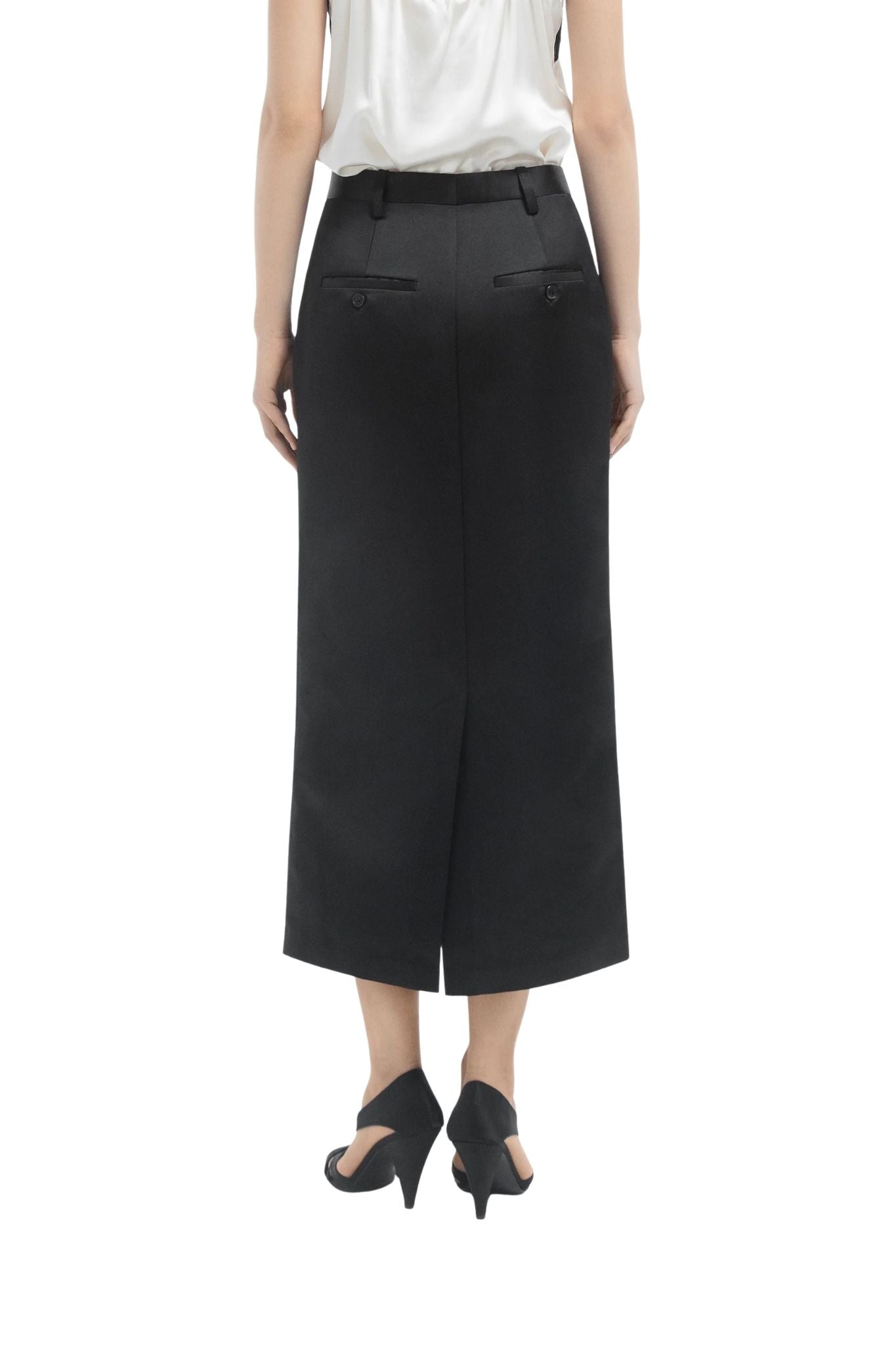 CO Tailored Pencil Skirt - Vermillion