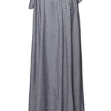 Coniglio Adjustable Cara Maxi Skirt Pier Stripe - Vermillion