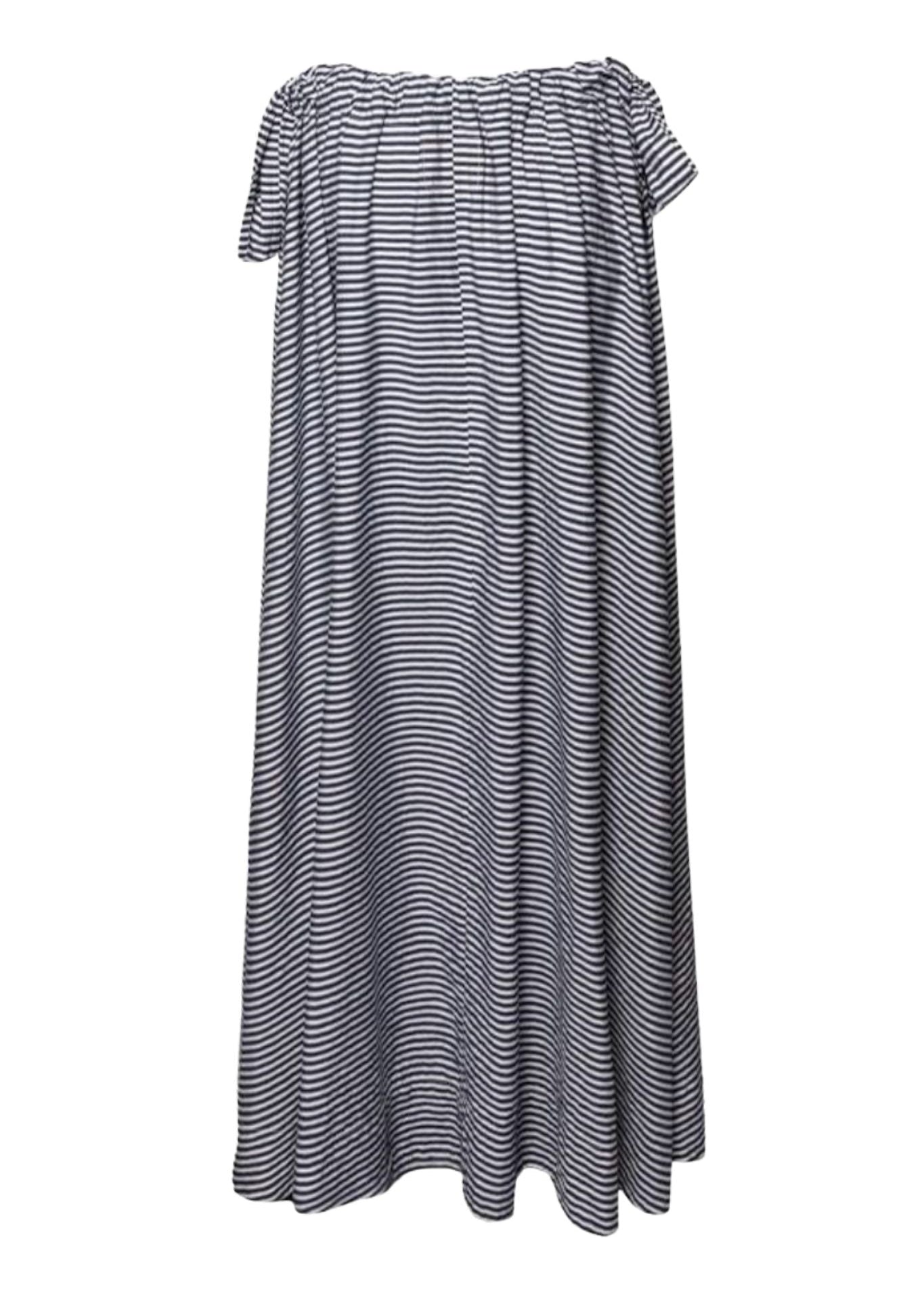 Coniglio Adjustable Cara Maxi Skirt Pier Stripe - Vermillion