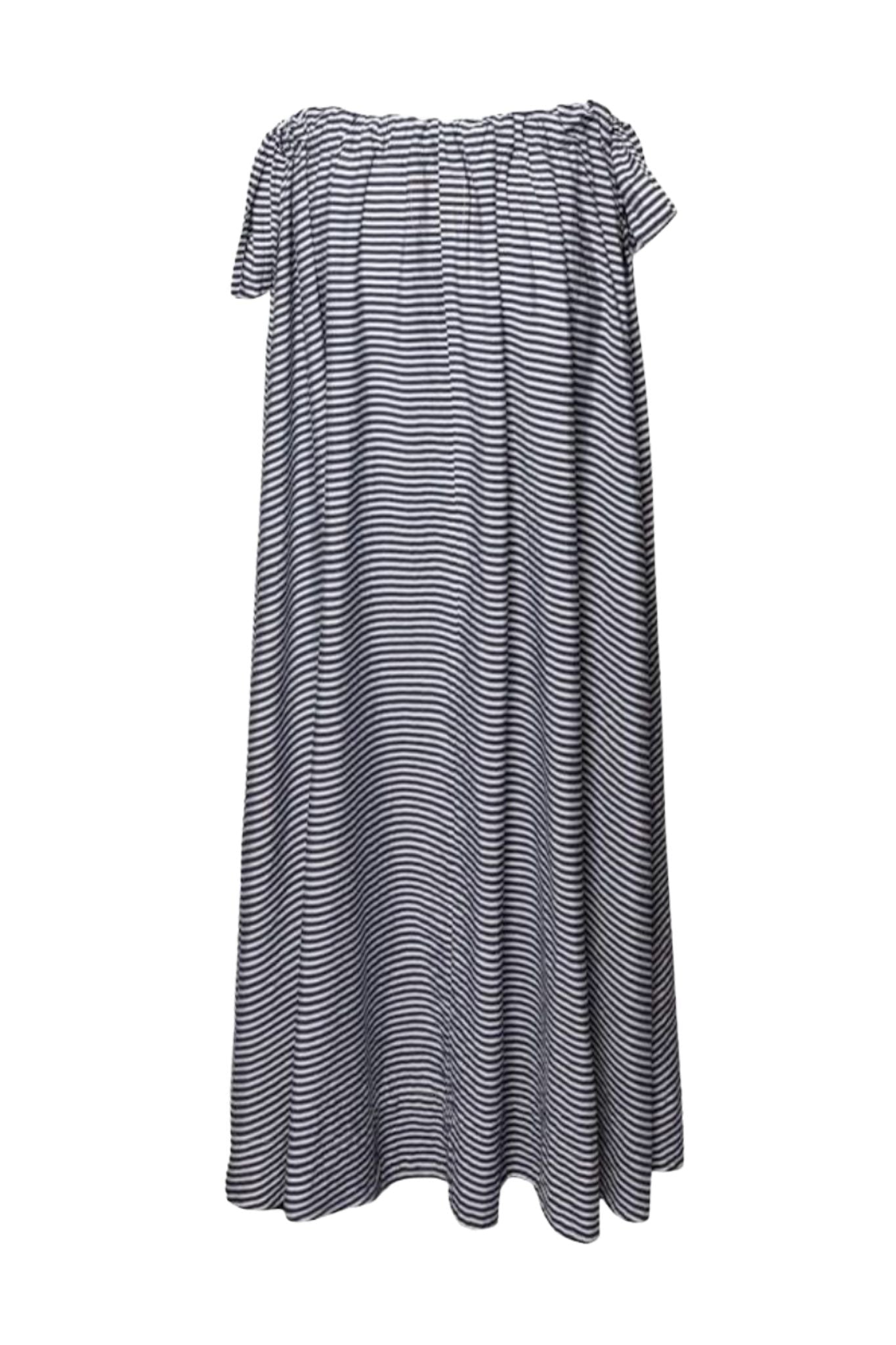 Coniglio Adjustable Cara Maxi Skirt Pier Stripe - Vermillion