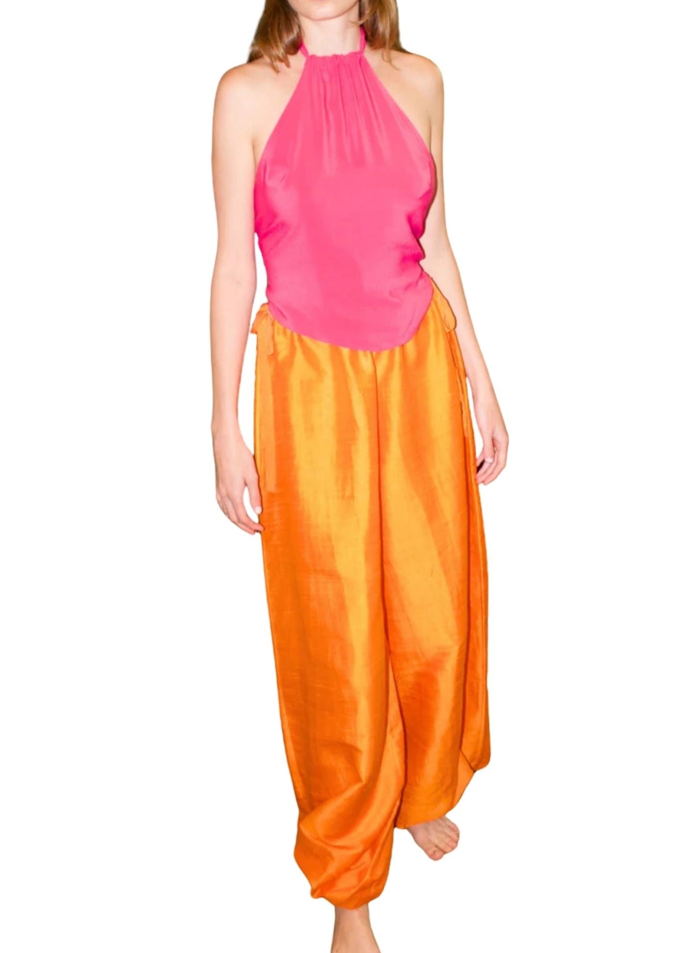 Coniglio Bubble Pant Marigold - Vermillion