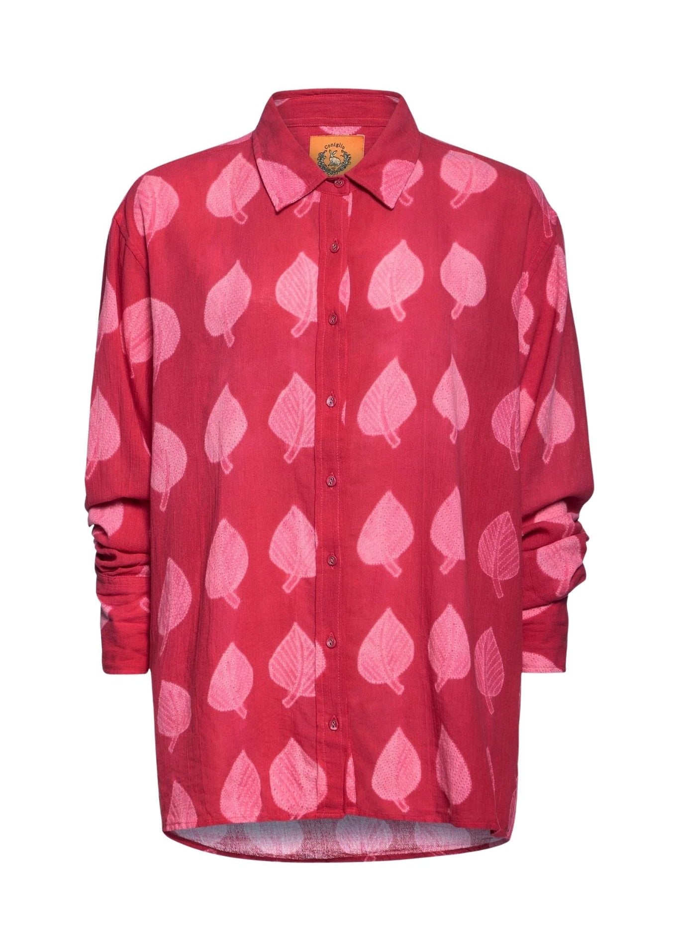 Coniglio Classic Button Down - Vermillion