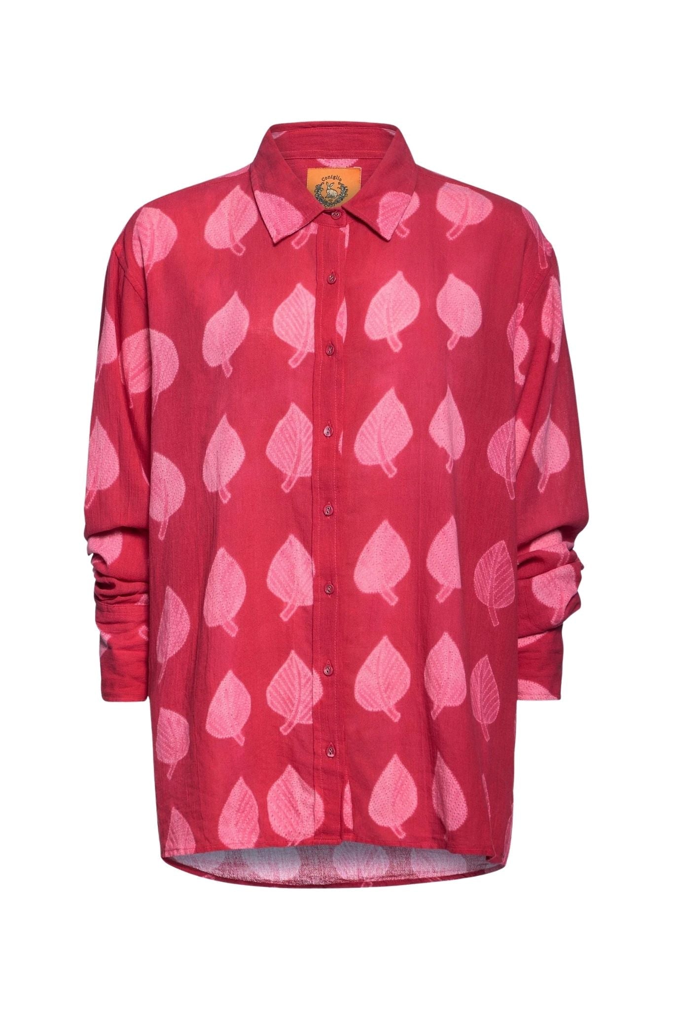 Coniglio Classic Button Down - Vermillion