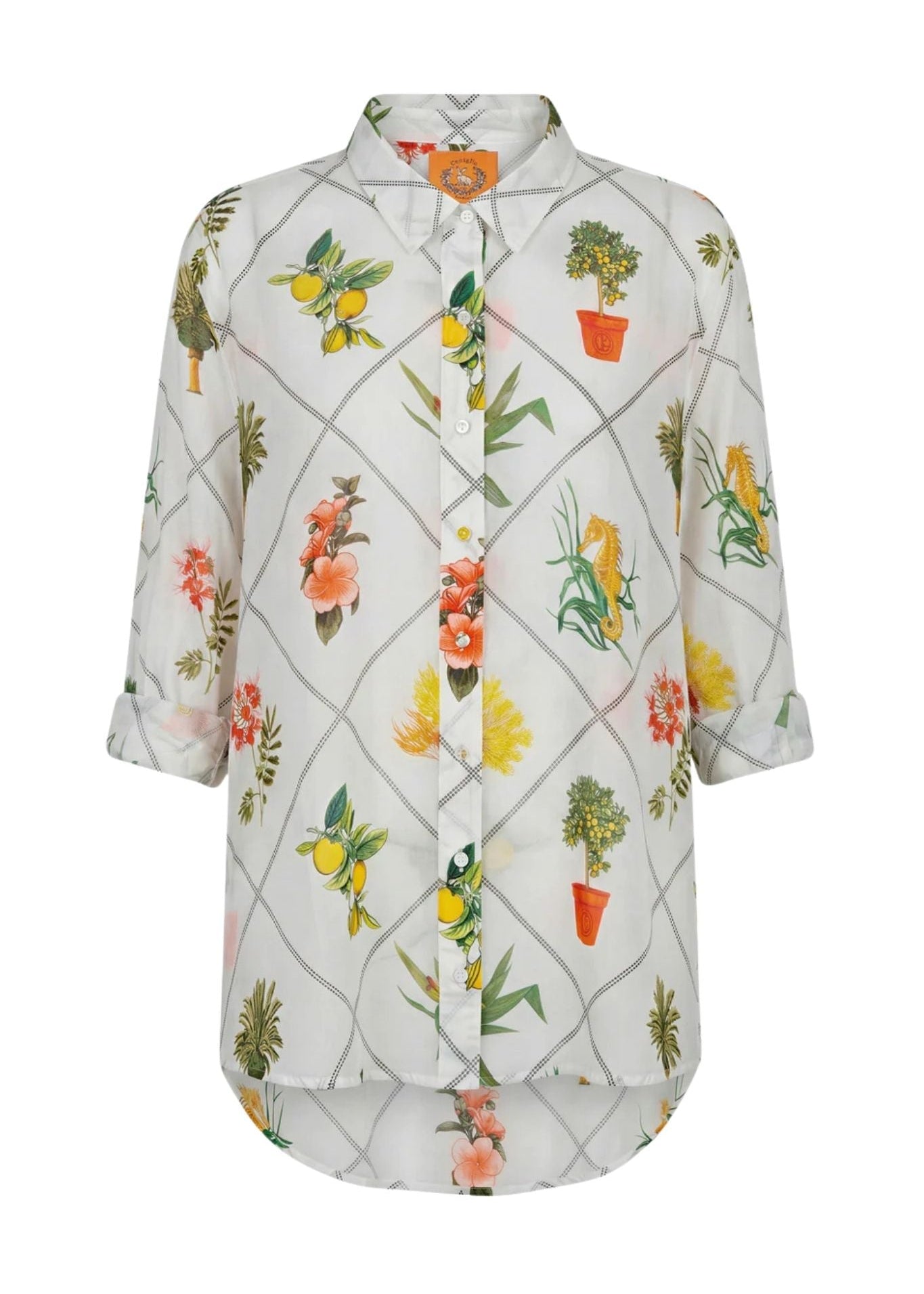 Coniglio Classic Button Down - Vermillion
