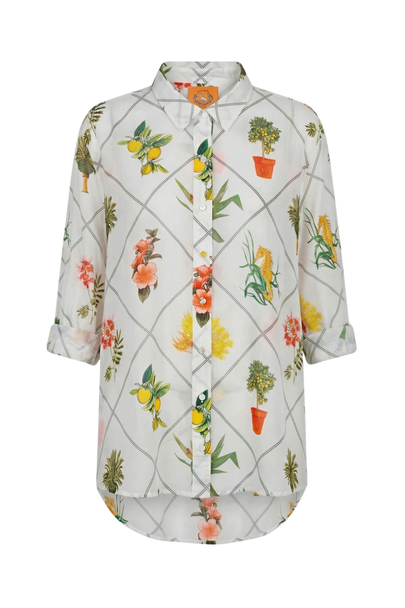 Coniglio Classic Button Down - Vermillion