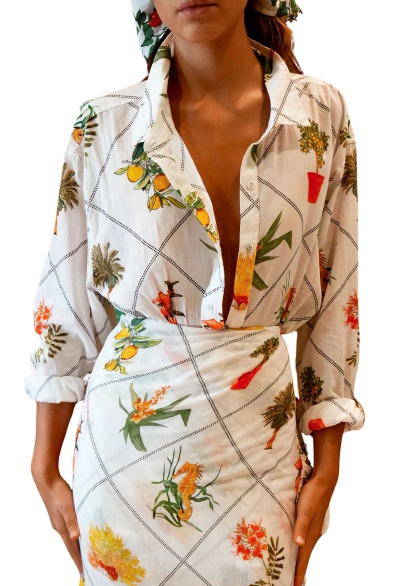 Coniglio Classic Button Down - Vermillion