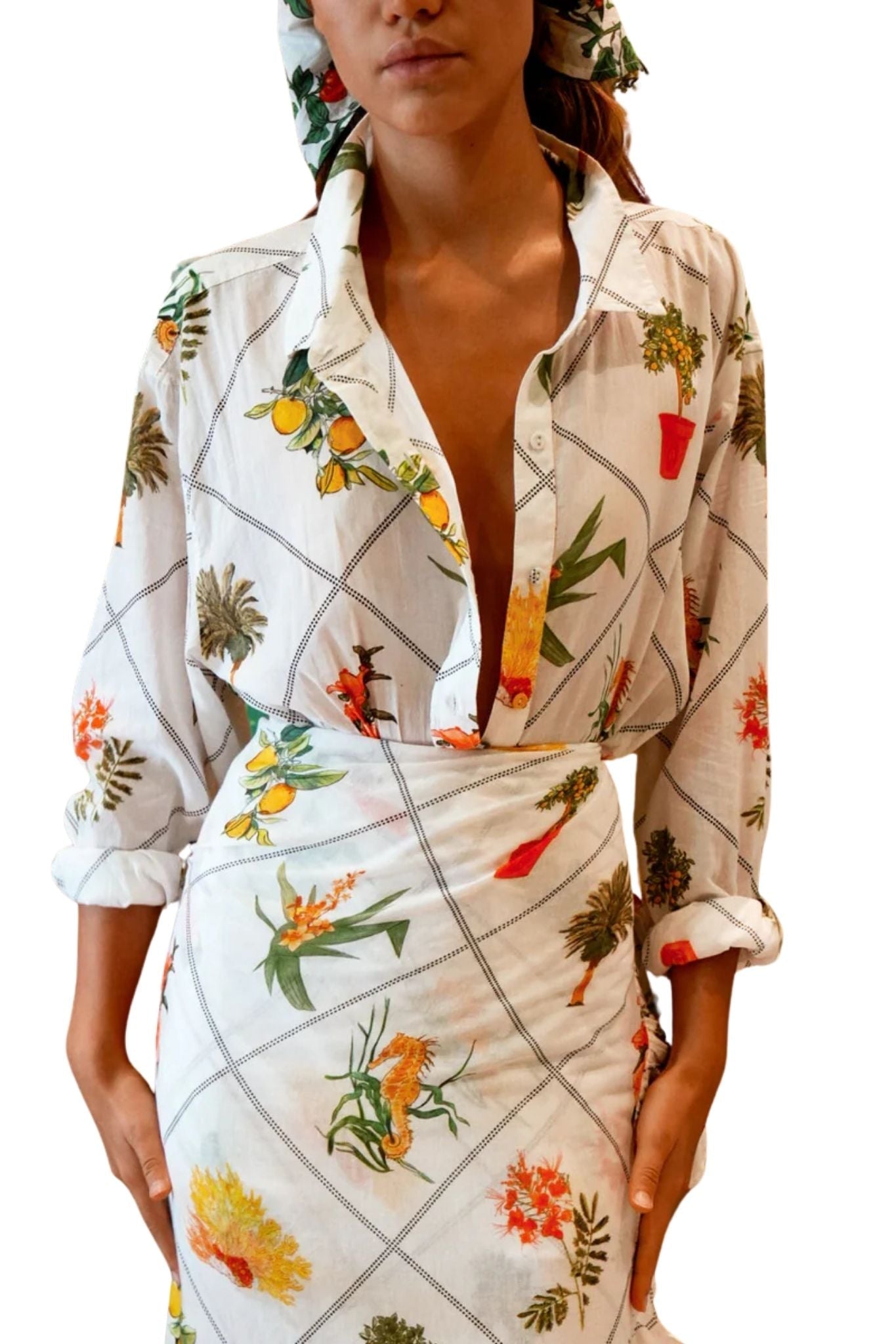 Coniglio Classic Button Down - Vermillion