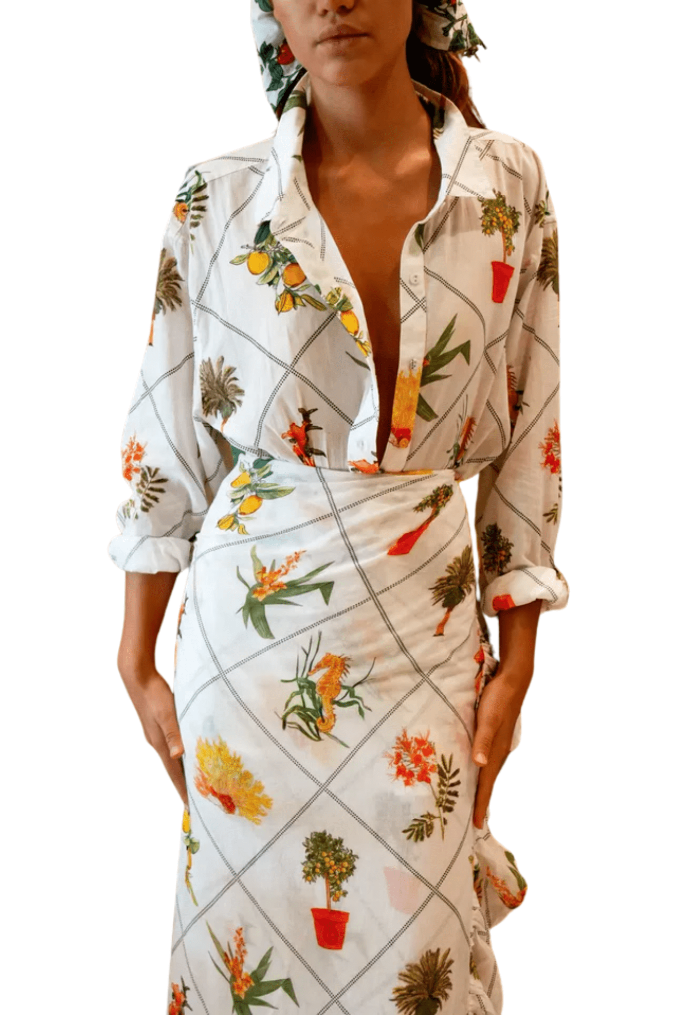 Coniglio Palm Beach Classic Button Down - Vermillion