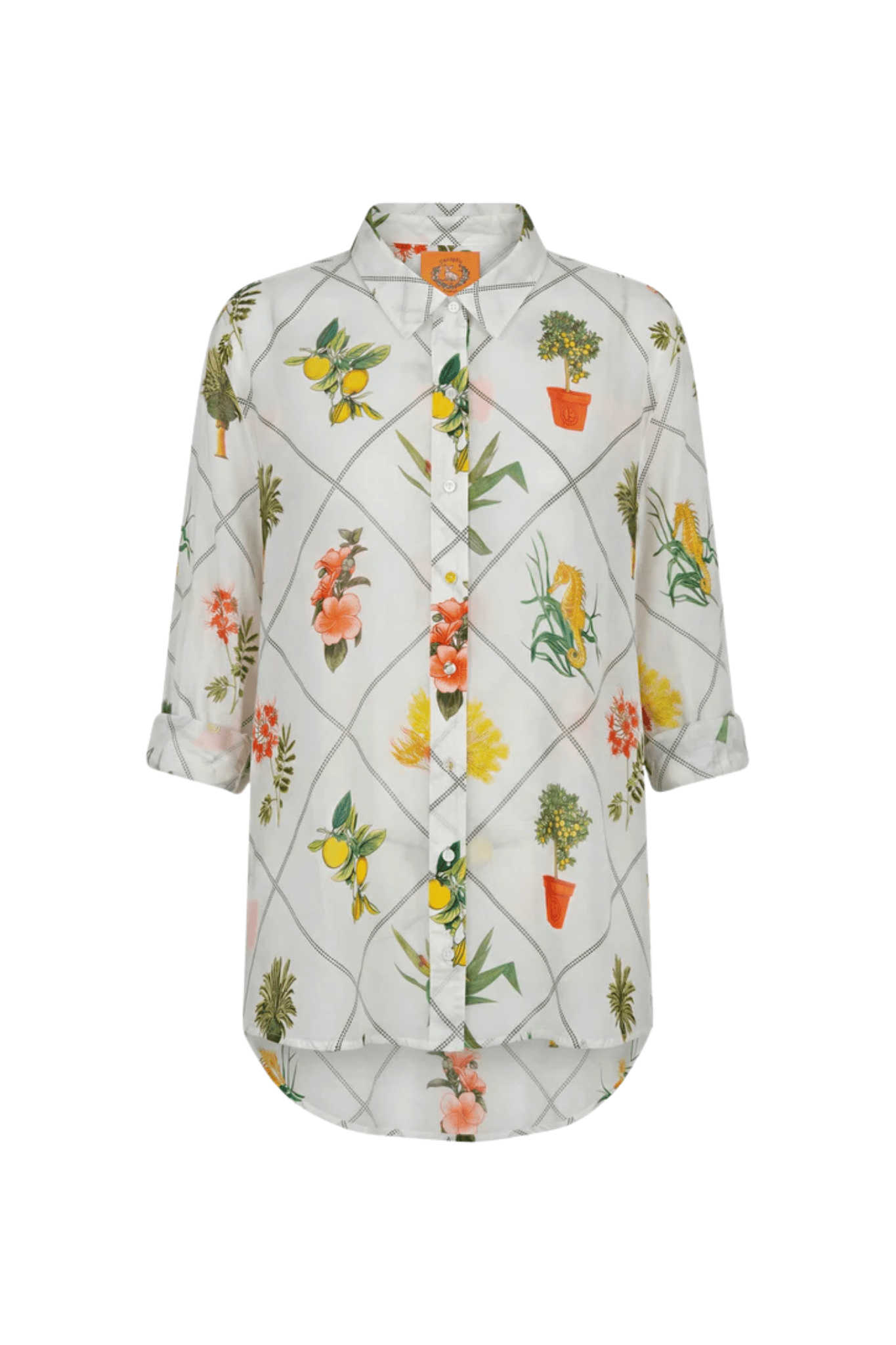 Coniglio Palm Beach Classic Button Down - Vermillion