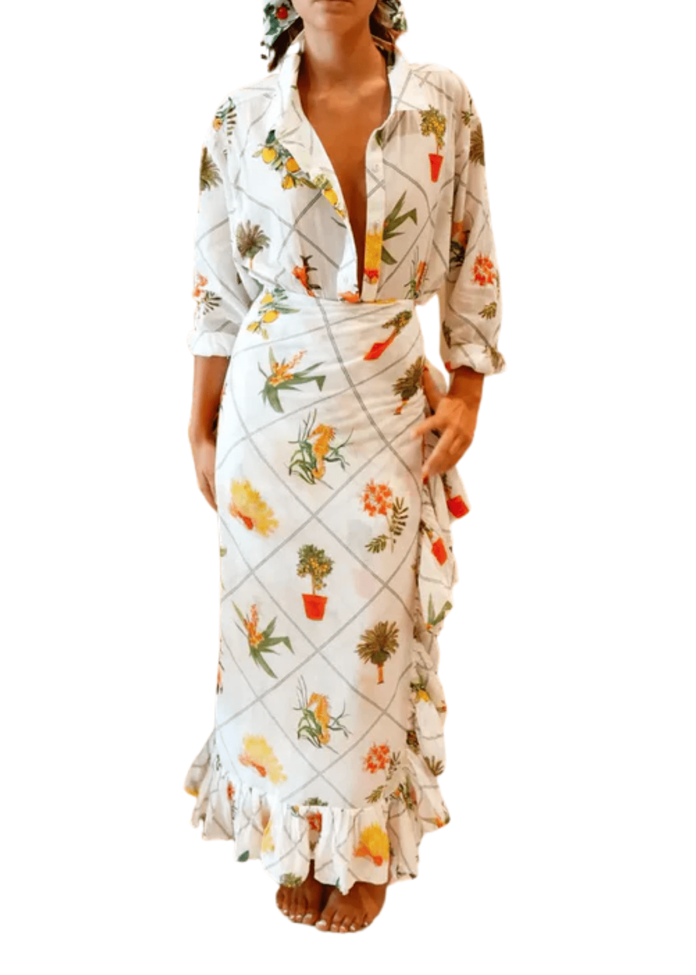Coniglio Palm Beach Classic Button Down - Vermillion