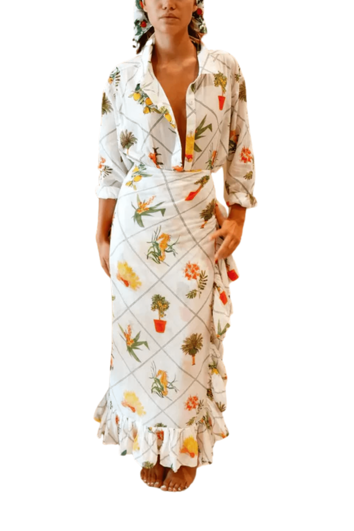 Coniglio Palm Beach Classic Button Down - Vermillion