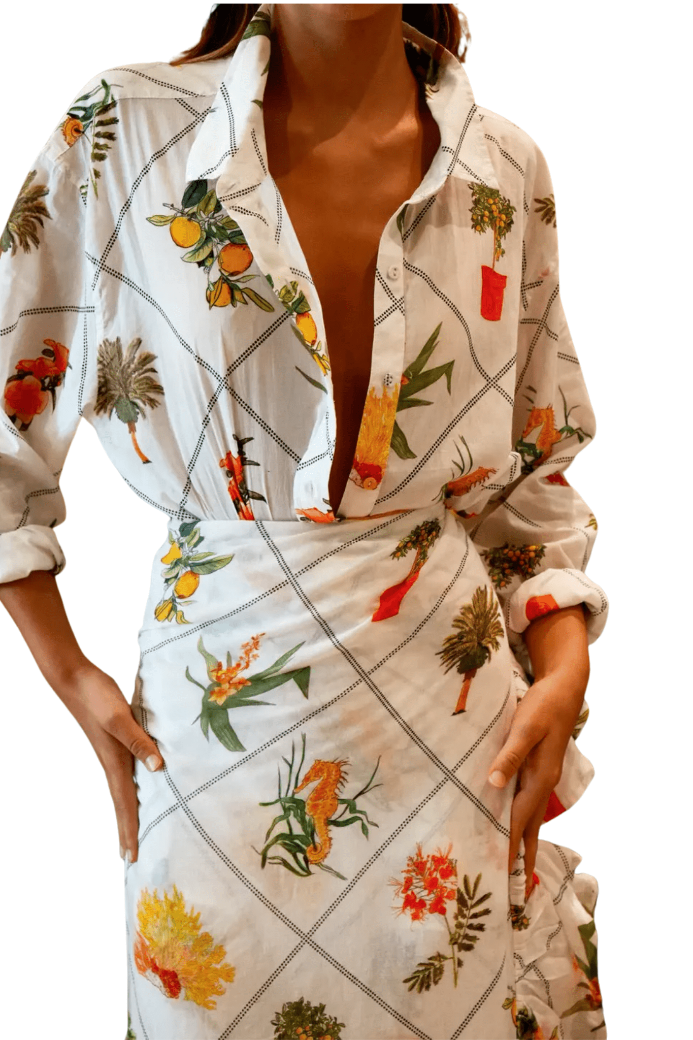 Coniglio Palm Beach Classic Button Down - Vermillion