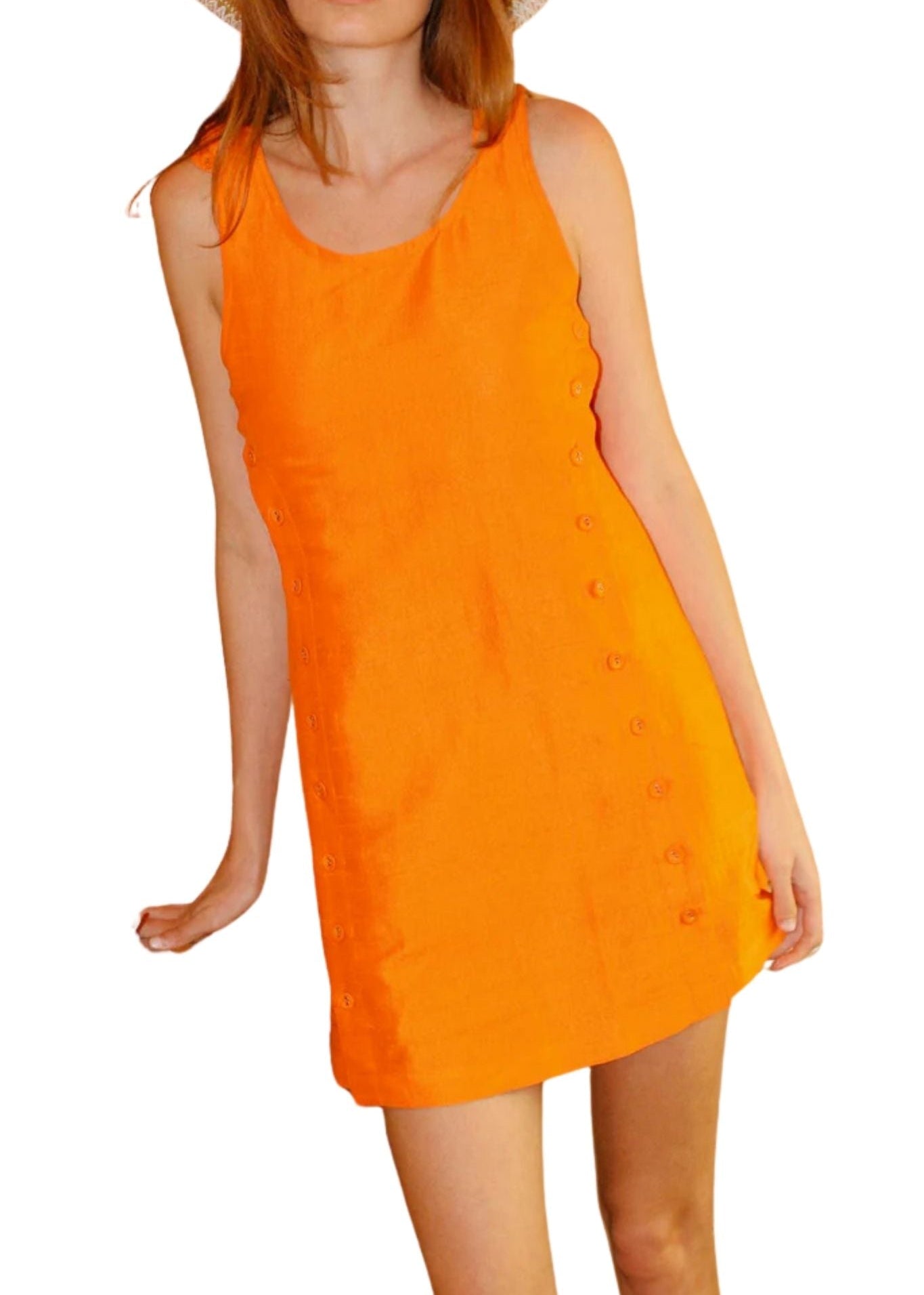 Coniglio Palmo Mini Dress - Vermillion