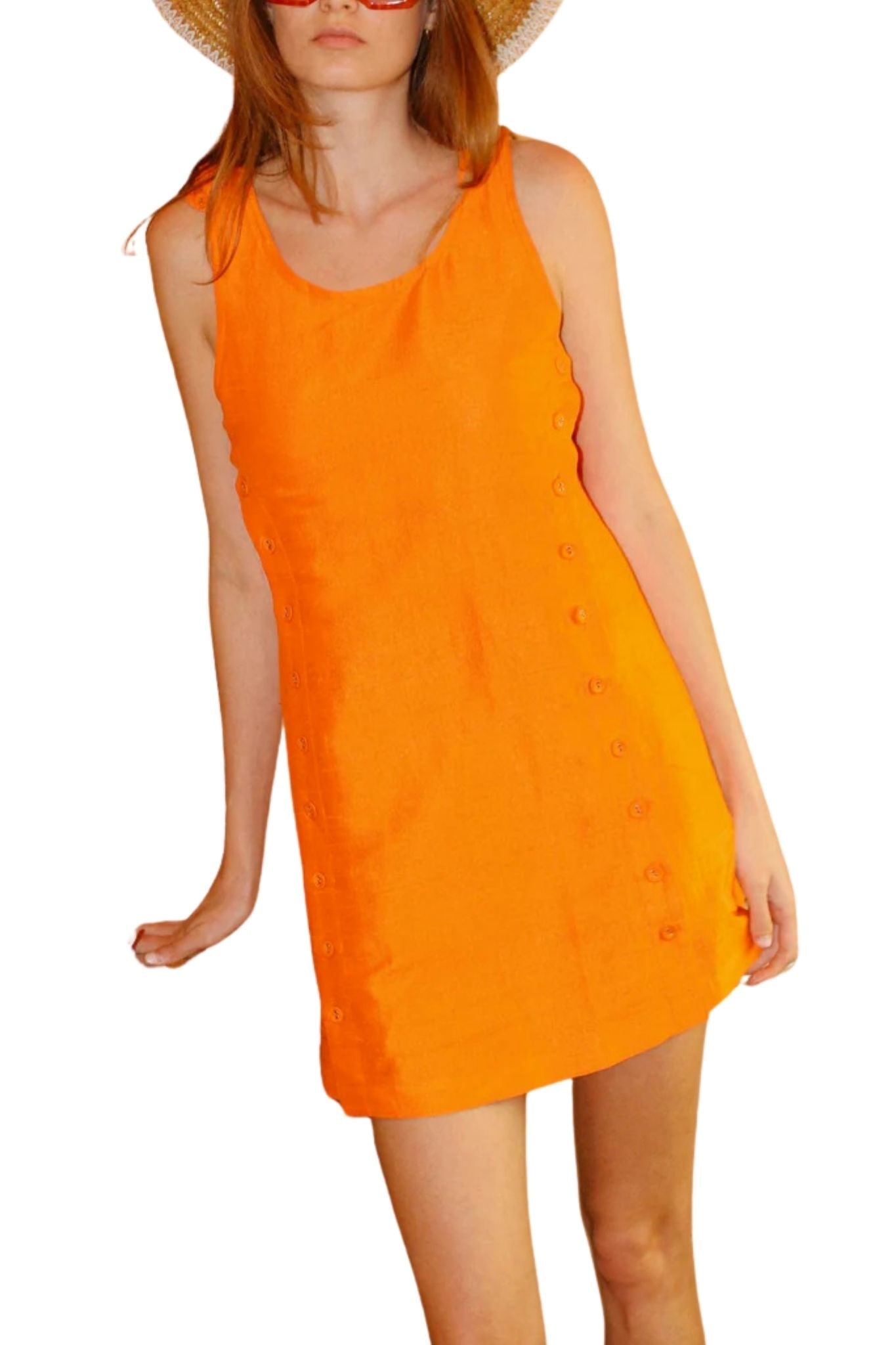 Coniglio Palmo Mini Dress - Vermillion