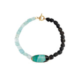 Daria de Koning Aqua/Black Necklace - Vermillion