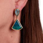 Daria de Koning Blue/Green Earrings - Vermillion