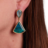 Daria de Koning Blue/Green Earrings - Vermillion