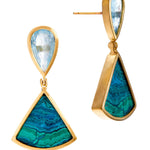 Daria de Koning Blue/Green Earrings - Vermillion