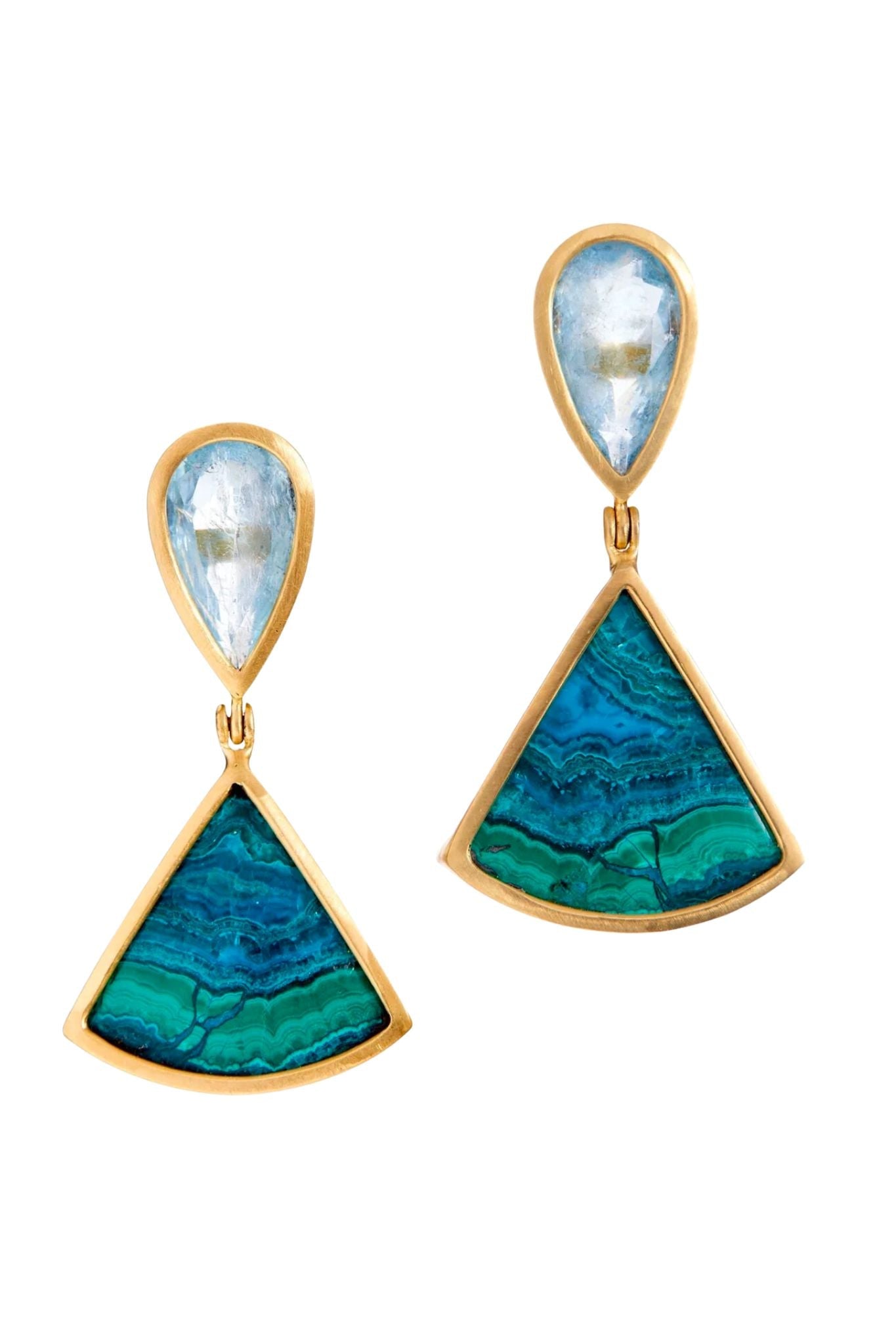 Daria de Koning Blue/Green Earrings - Vermillion