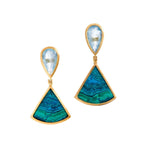 Daria de Koning Blue/Green Earrings - Vermillion