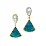 Daria de Koning Blue/Green Earrings - Vermillion