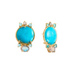 Daria de Koning Dailies Small Earclip Earrings - Vermillion