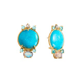 Daria de Koning Dailies Small Earclip Earrings - Vermillion