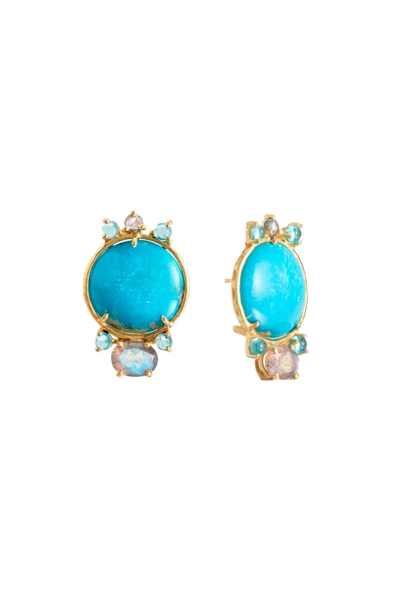 Daria de Koning Dailies Small Earclip Earrings - Vermillion