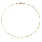 Daria de Koning Gold Torque Choker - Vermillion