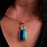 Daria de Koning Green/Blue Pendant - Vermillion