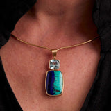 Daria de Koning Green/Blue Pendant - Vermillion