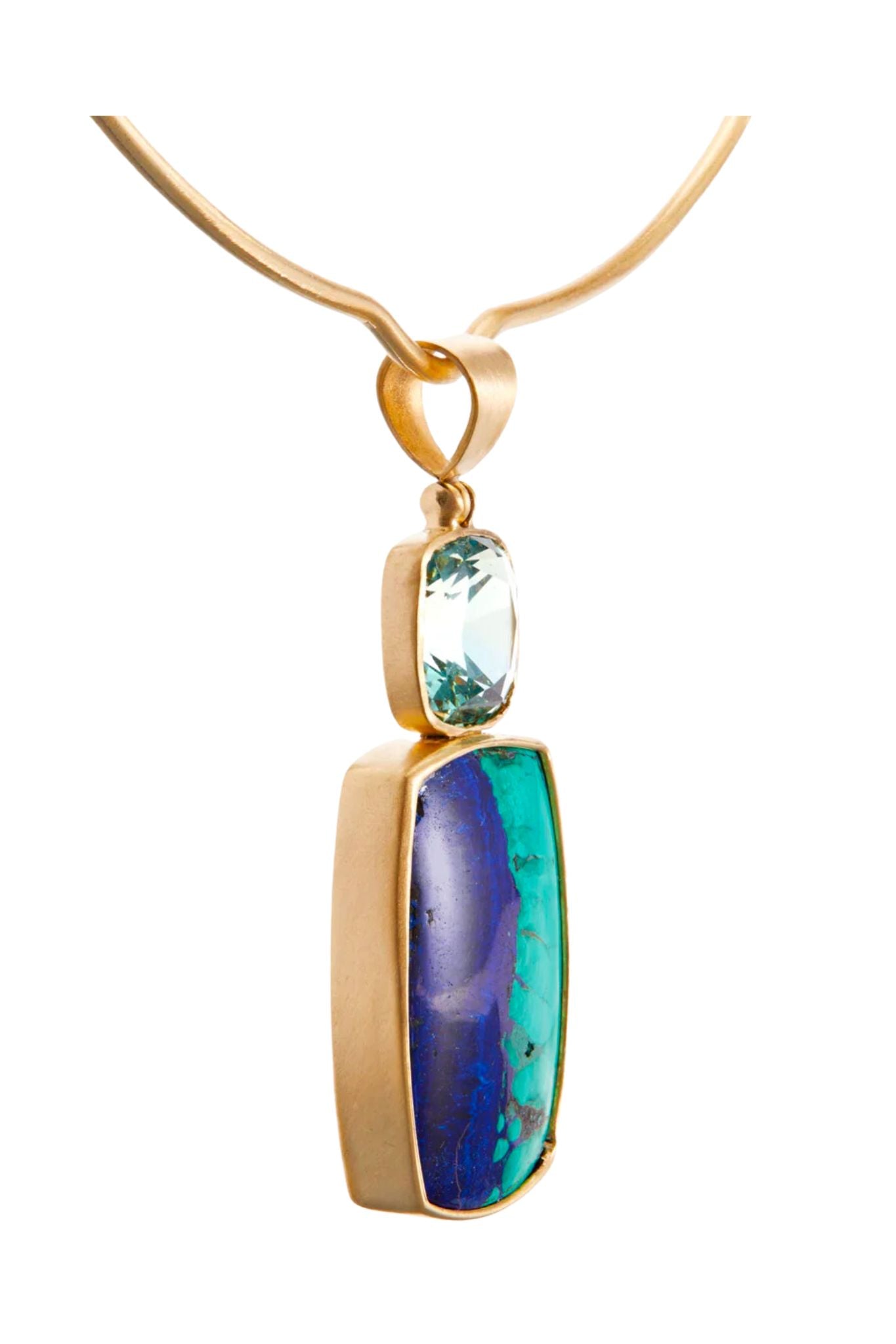 Daria de Koning Green/Blue Pendant - Vermillion