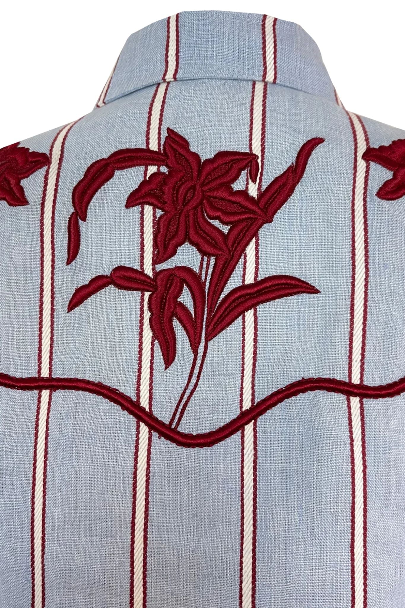 De Castro Delirio Blouse - Vermillion