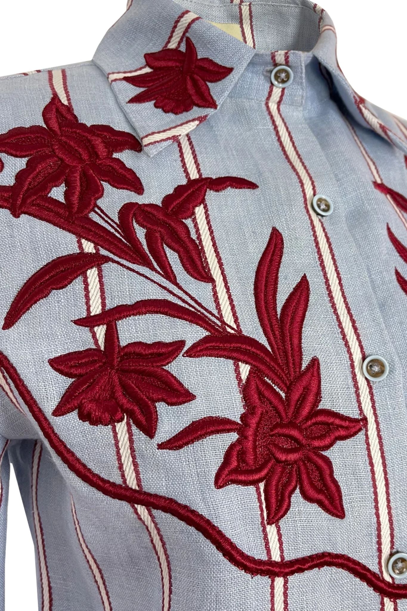 De Castro Delirio Blouse - Vermillion