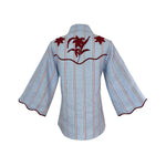 De Castro Delirio Blouse - Vermillion