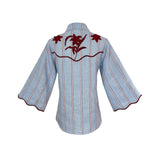 De Castro Delirio Blouse - Vermillion